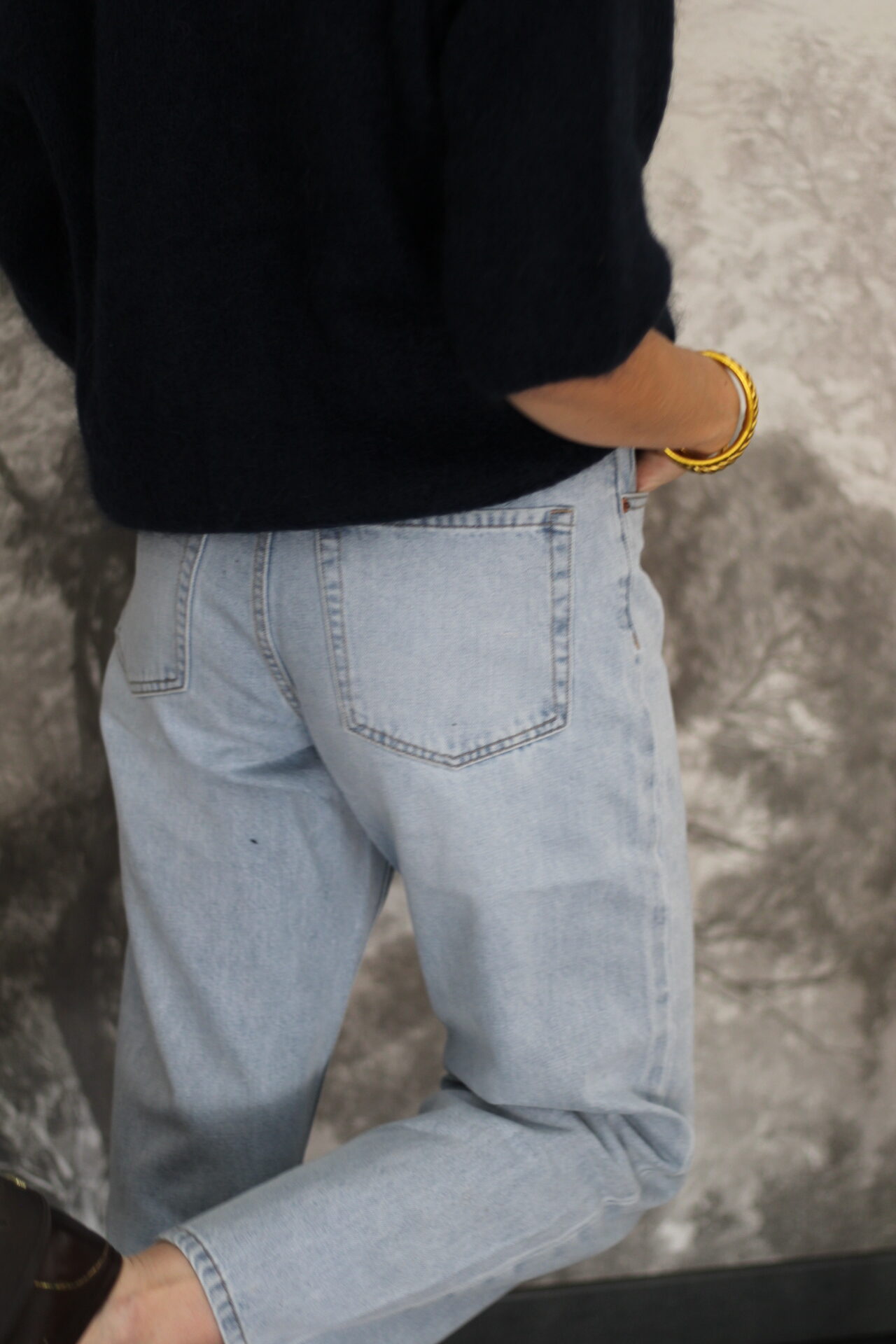 Jean Momfit  bleu clair – Image 2